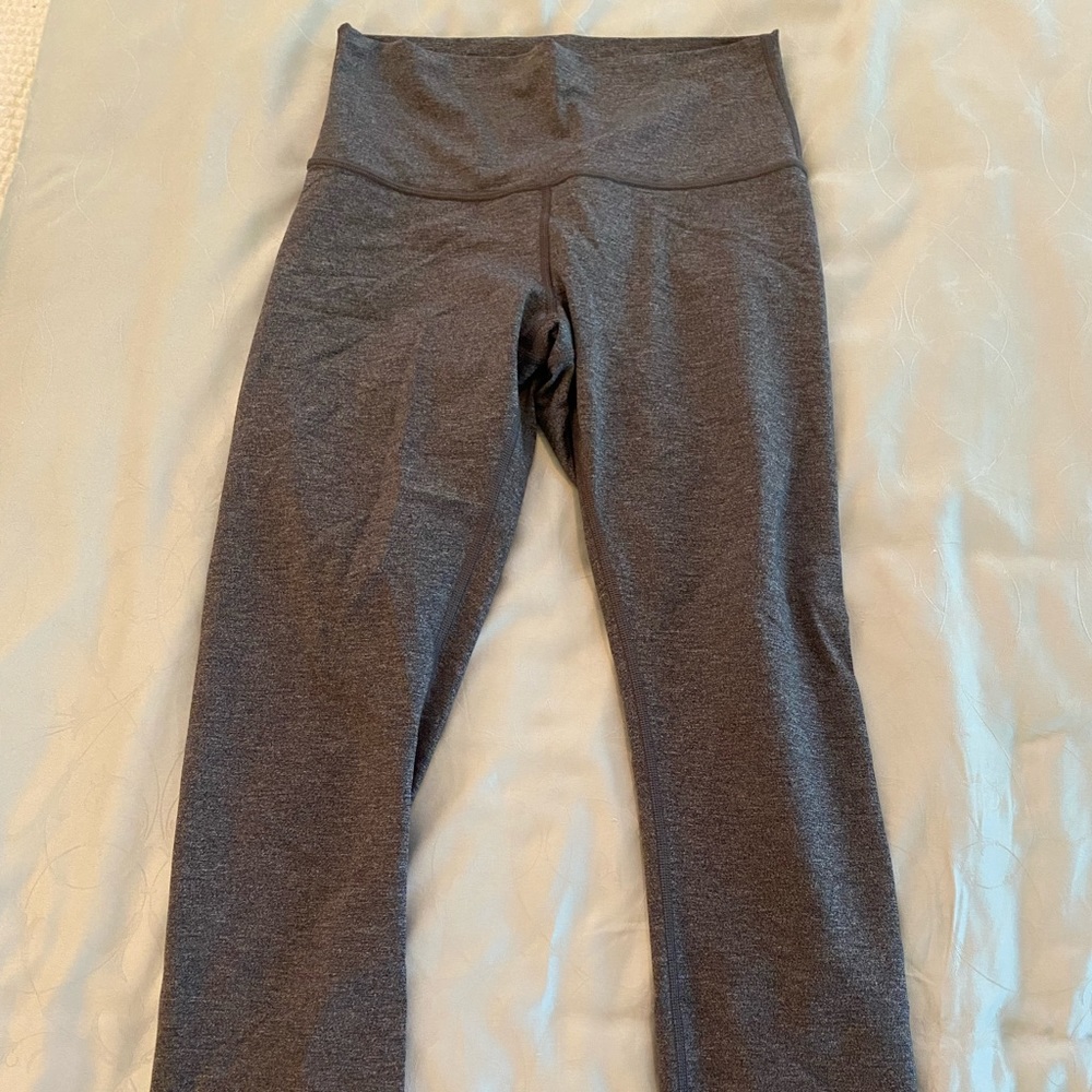 Gray Lululemon Capri leggings size 4